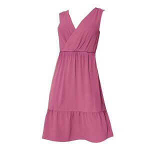 Lucky Brand sleeveless midi tiered dress